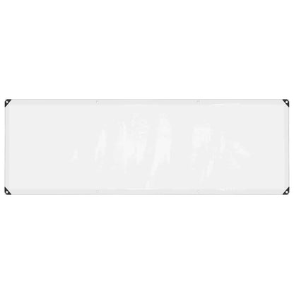 Clear Tarpaulin with Eyelets 1x3 m Polyethylene
