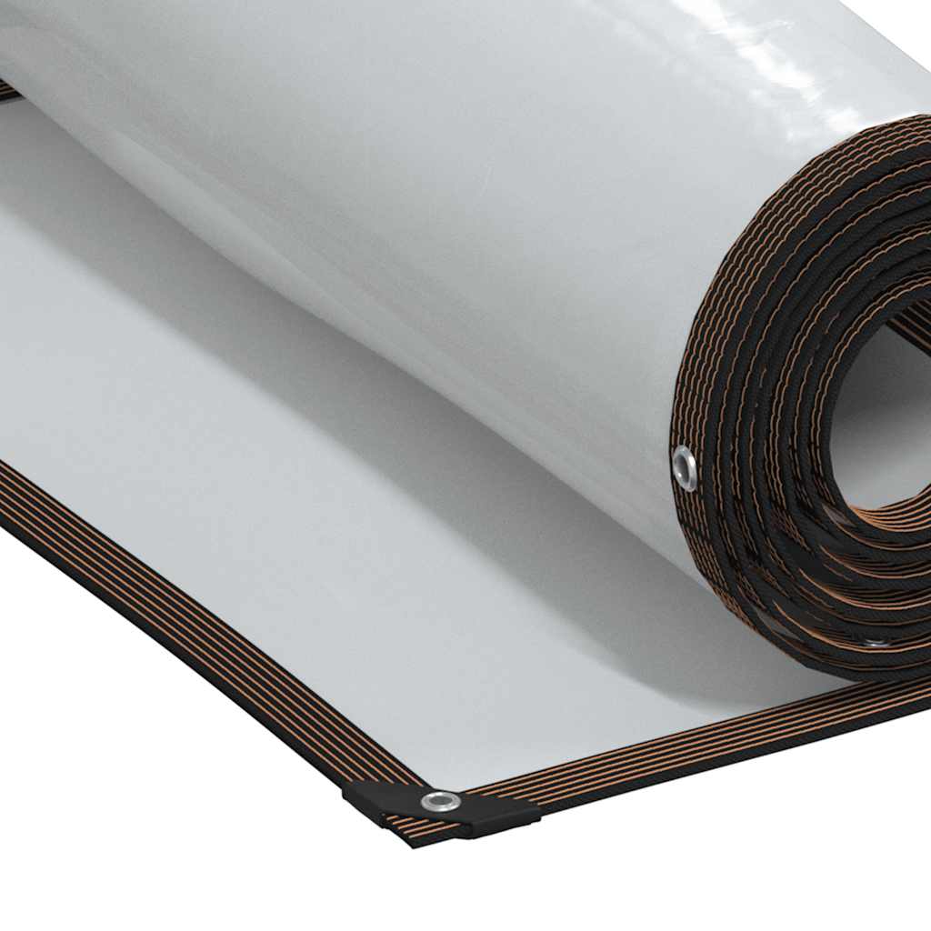 Clear Tarpaulin with Eyelets 1x3 m Polyethylene