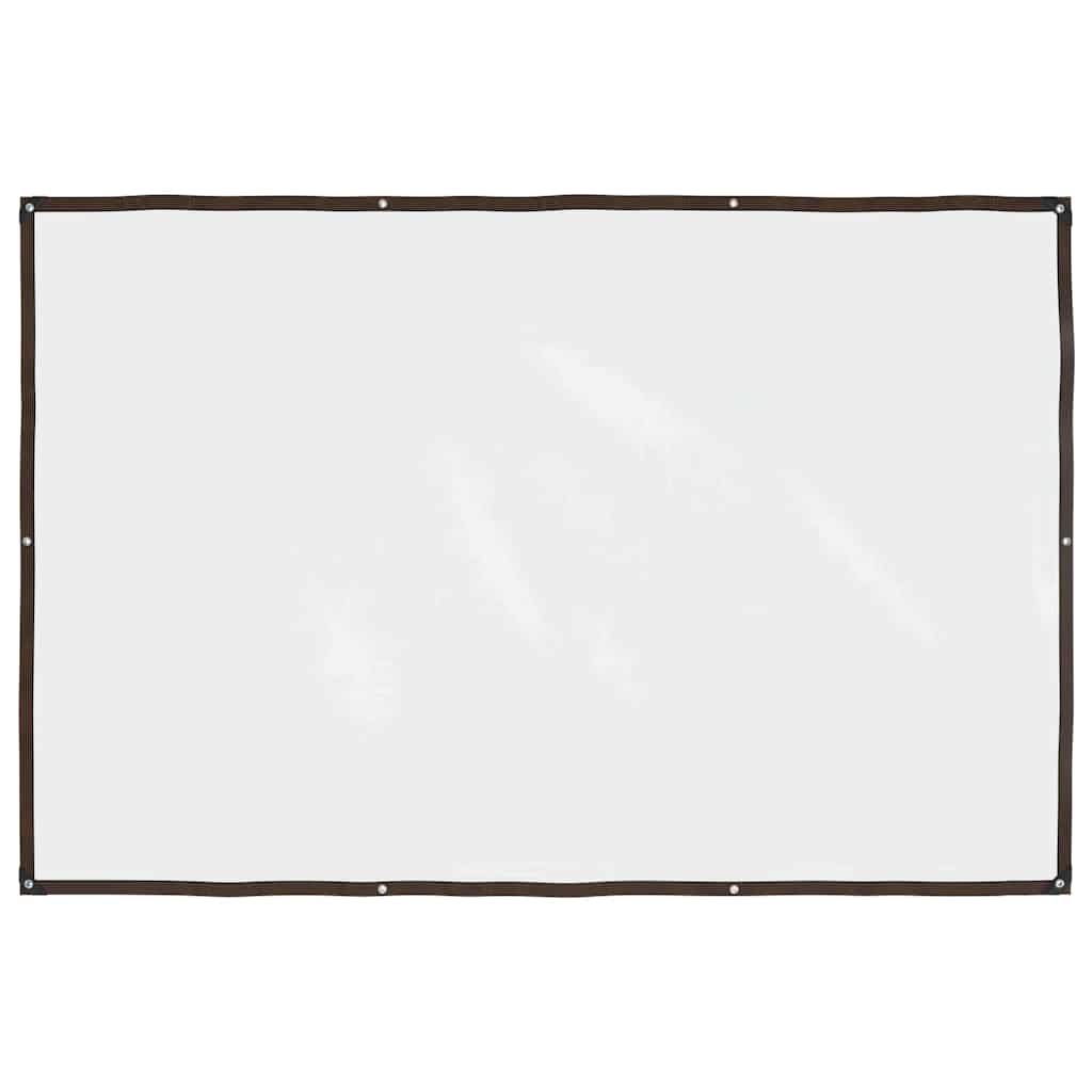 Clear Tarpaulin with Eyelets 2x3 m Polyethylene