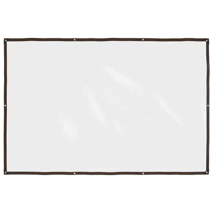 Clear Tarpaulin with Eyelets 2x3 m Polyethylene