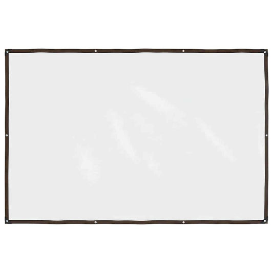 Clear Tarpaulin with Eyelets 2x3 m Polyethylene