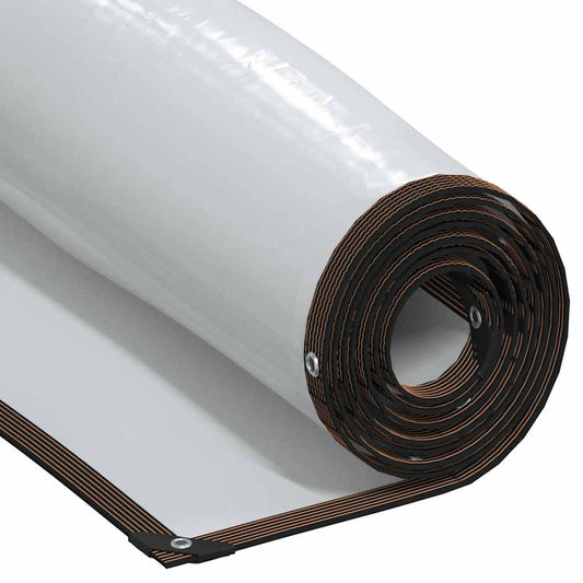 Clear Tarpaulin with Eyelets 6x10 m Polyethylene
