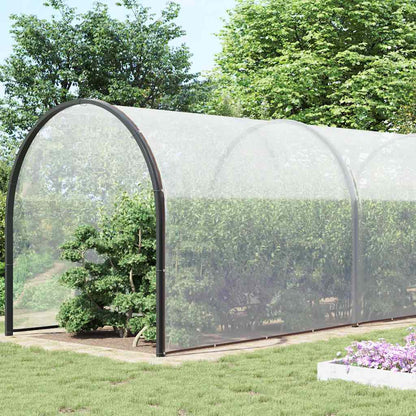 Clear Tarpaulin with Eyelets 10x10 m Polyethylene