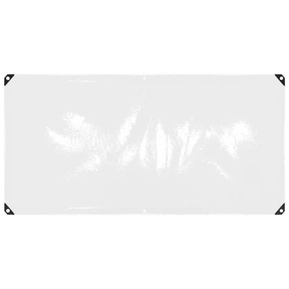 Clear Tarpaulin with Eyelets 1x2 m PVC