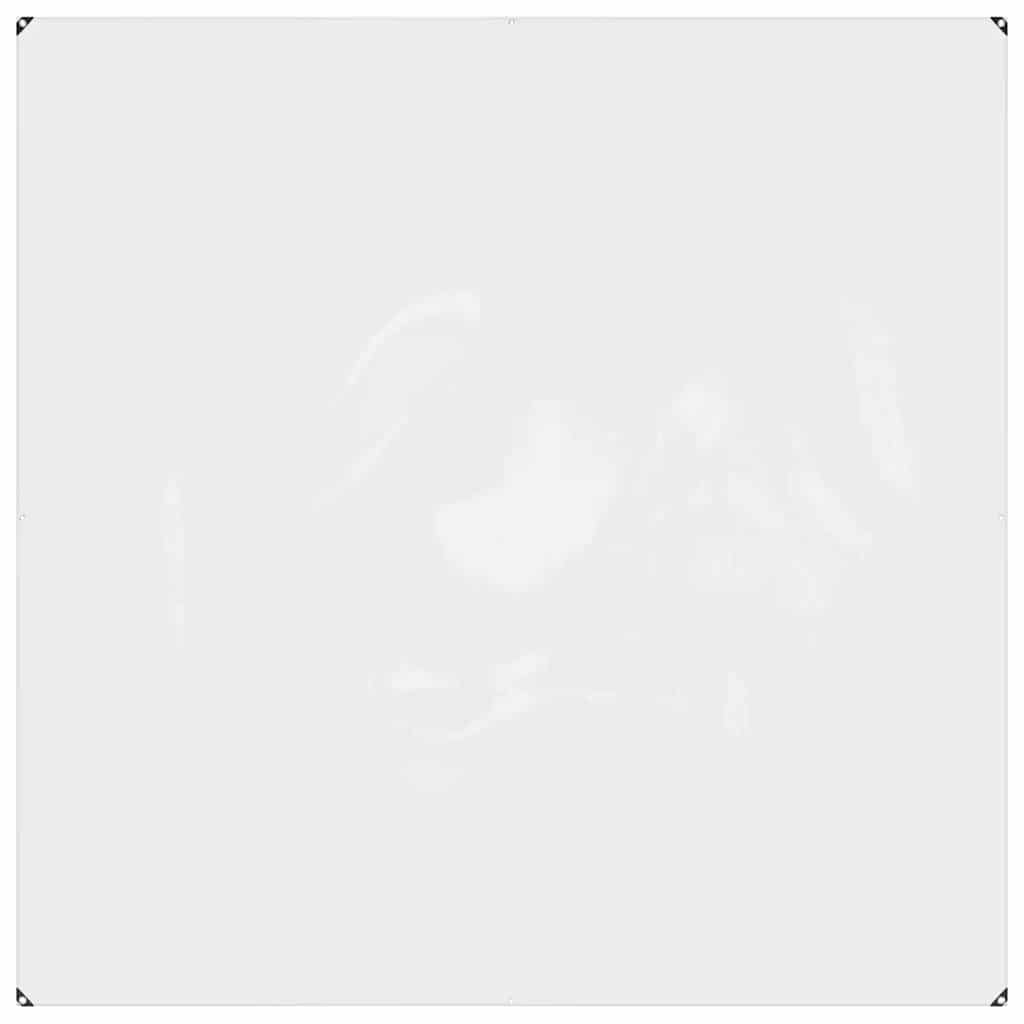 Clear Tarpaulin with Eyelets 2x2 m PVC
