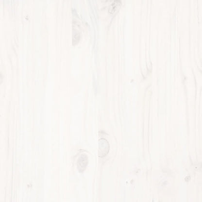 Bed Frame without Mattress White 120x190 cm Small Double Solid Wood Pine