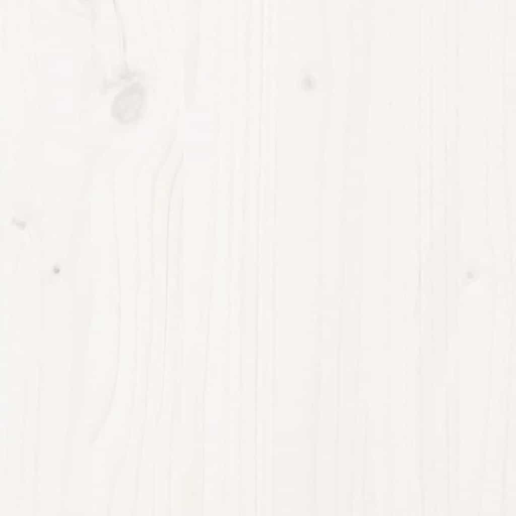 Bed Frame without Mattress White 75x190 cm Small Single Solid Wood Pine
