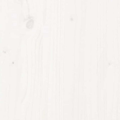 Bed Frame without Mattress White 75x190 cm Small Single Solid Wood Pine