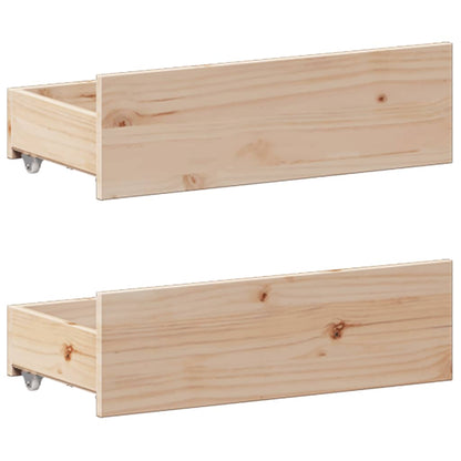 Bookcase Bed without Mattress 140x190 cm Solid Wood Pine
