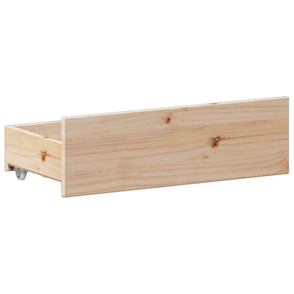 Bookcase Bed without Mattress 140x190 cm Solid Wood Pine