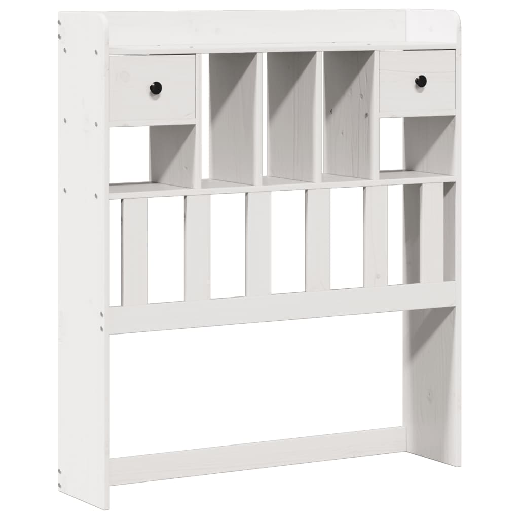 Bookcase Bed | White | Solid pinewood | 90x200 cm | Bookcase Bed