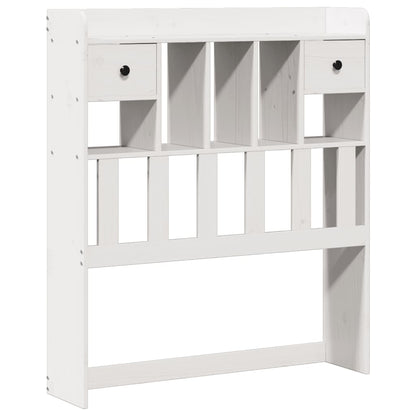 Bookcase Bed | White | Solid pinewood | 90x200 cm | Bookcase Bed