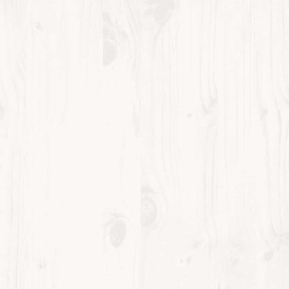 Bed Frame without Mattress White 180x200 cm Super King Solid Wood Pine