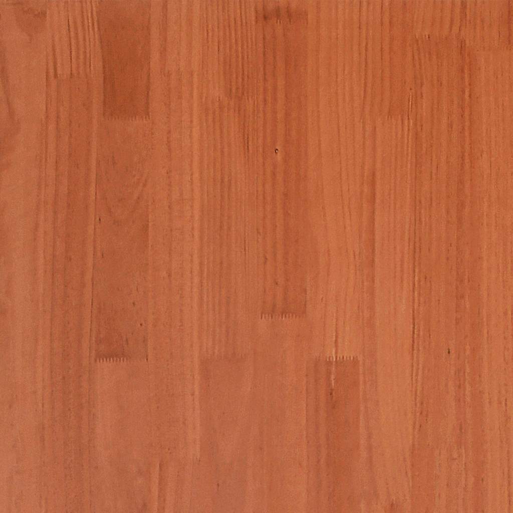 Bed Frame without Mattress Wax Brown 90x200 cm Solid Wood Pine