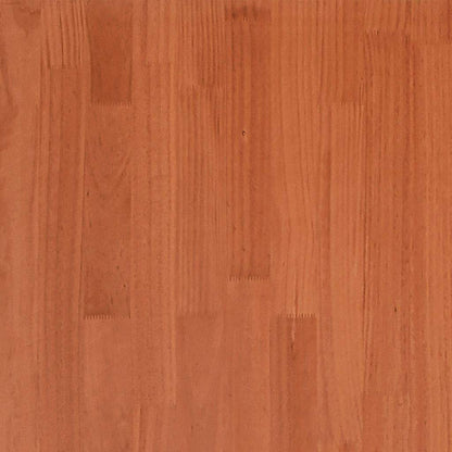Bed Frame without Mattress Wax Brown 135x190 cm Double Solid Wood Pine
