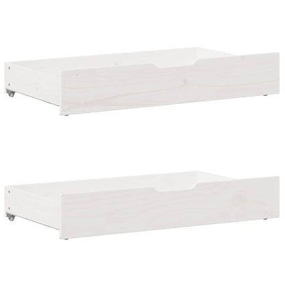 Bed frame without Mattress White 180x200 cm Super King Solid Wood Pine
