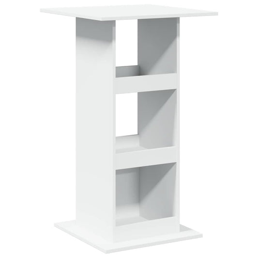 Bar Table | White | Engineered Wood | Tall | Bar Table | Square | Modern