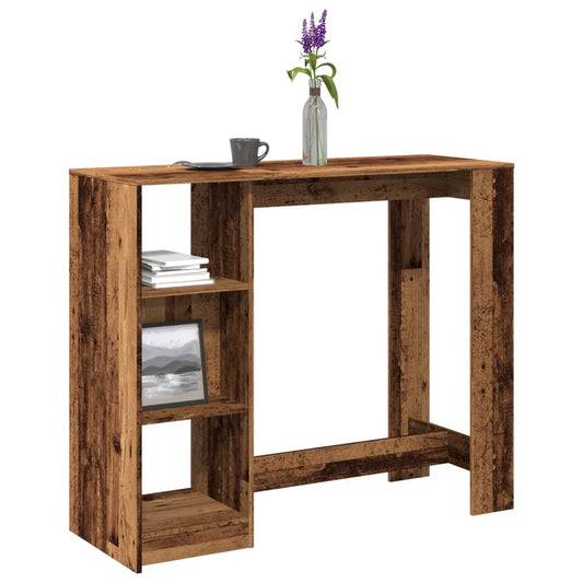 Bar Table | Old wood | Engineered wood | 124 x 46 x 103.5 cm | Bar Table
