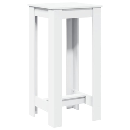 Bar Table White 51x50x103,5 cm Engineered Wood