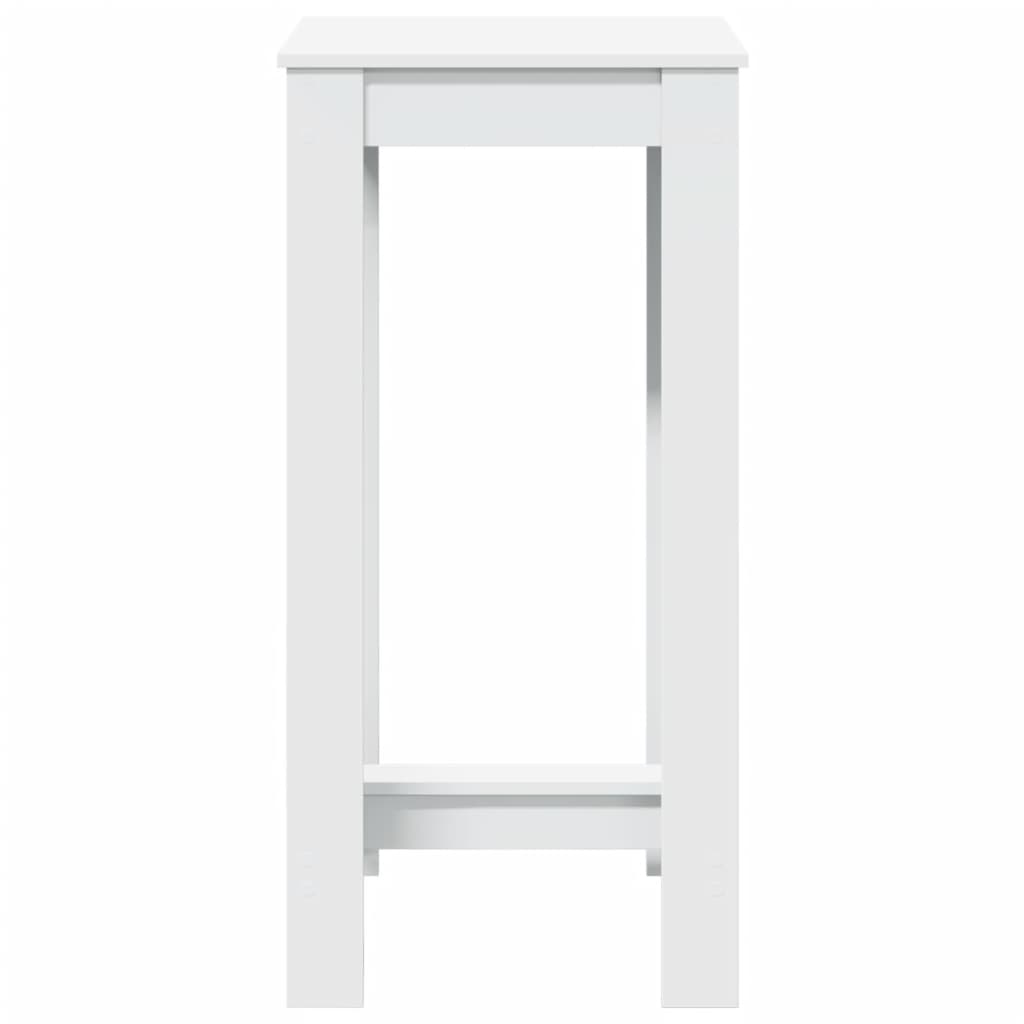 Bar Table White 51x50x103,5 cm Engineered Wood