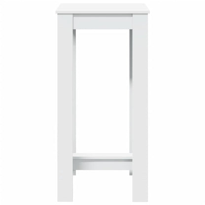 Bar Table White 51x50x103,5 cm Engineered Wood