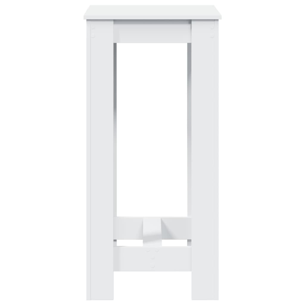 Bar Table White 51x50x103,5 cm Engineered Wood