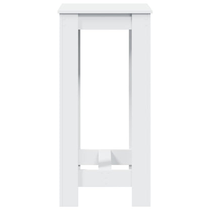 Bar Table White 51x50x103,5 cm Engineered Wood