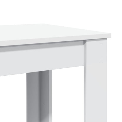 Bar Table White 51x50x103,5 cm Engineered Wood