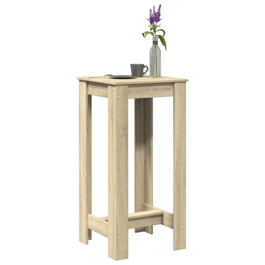 Bar Table Sonoma Oak 51x50x103,5 cm Engineered Wood