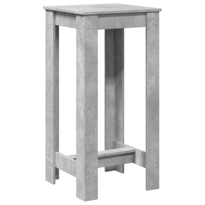 Bar Table Concrete Grey 51x50x103,5 cm Engineered Wood