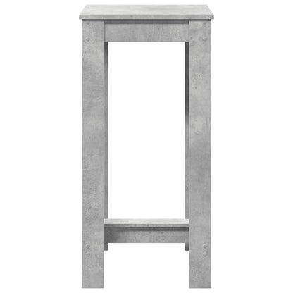 Bar Table Concrete Grey 51x50x103,5 cm Engineered Wood