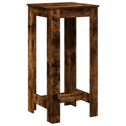 Bar Table Smoked Oak 51x50x103,5 cm Engineered Wood
