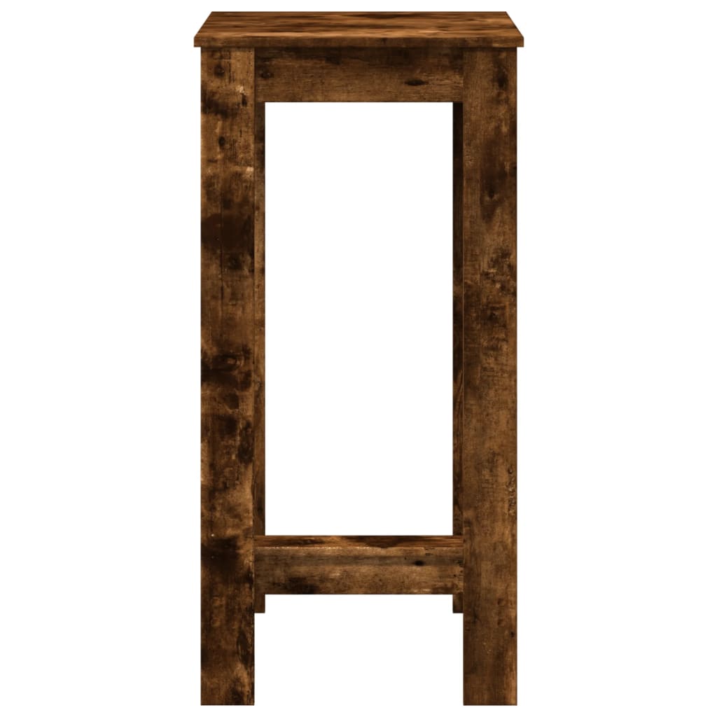 Bar Table Smoked Oak 51x50x103,5 cm Engineered Wood