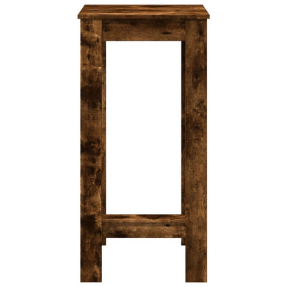 Bar Table Smoked Oak 51x50x103,5 cm Engineered Wood