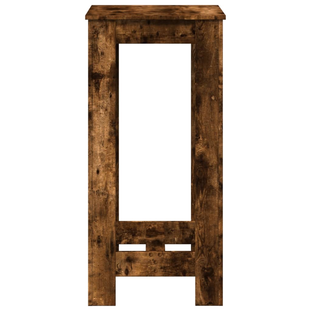 Bar Table Smoked Oak 51x50x103,5 cm Engineered Wood
