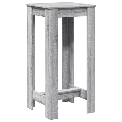 Bar Table Grey Sonoma 51x50x103,5 cm Engineered Wood