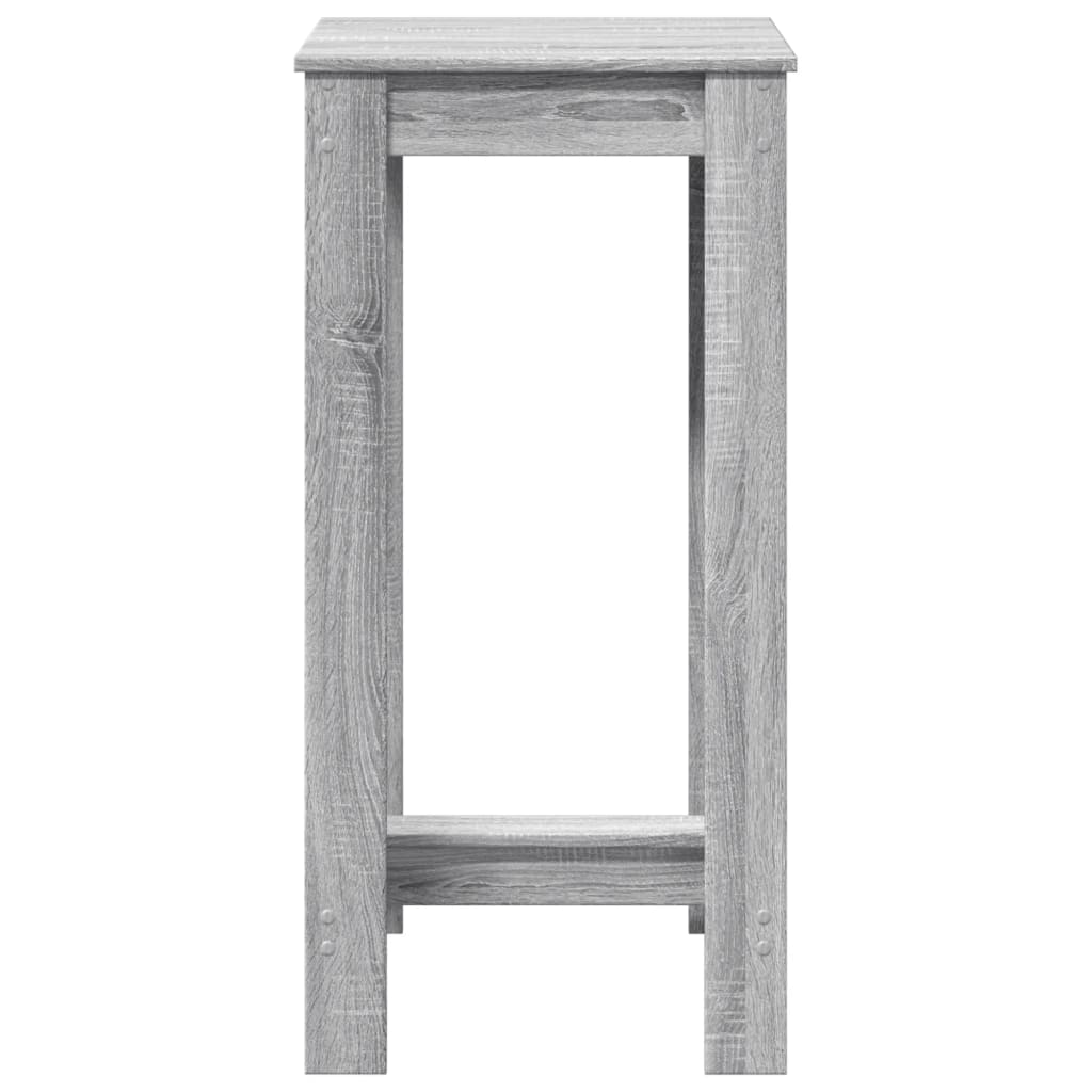 Bar Table Grey Sonoma 51x50x103,5 cm Engineered Wood