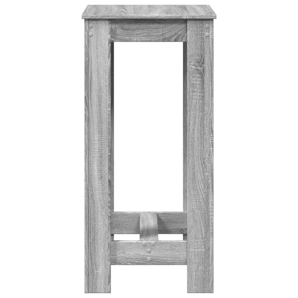 Bar Table Grey Sonoma 51x50x103,5 cm Engineered Wood