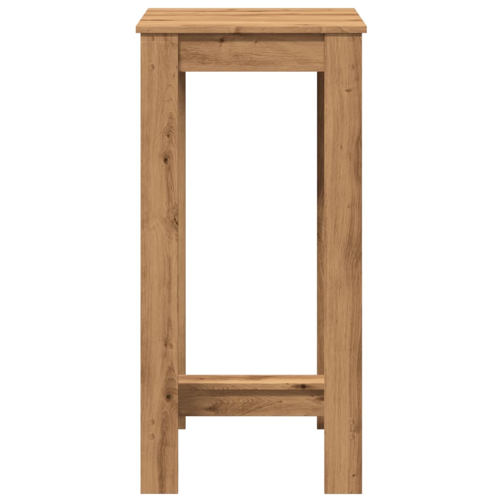 Bar Table Artisan Oak 51x50x103,5 cm Engineered Wood