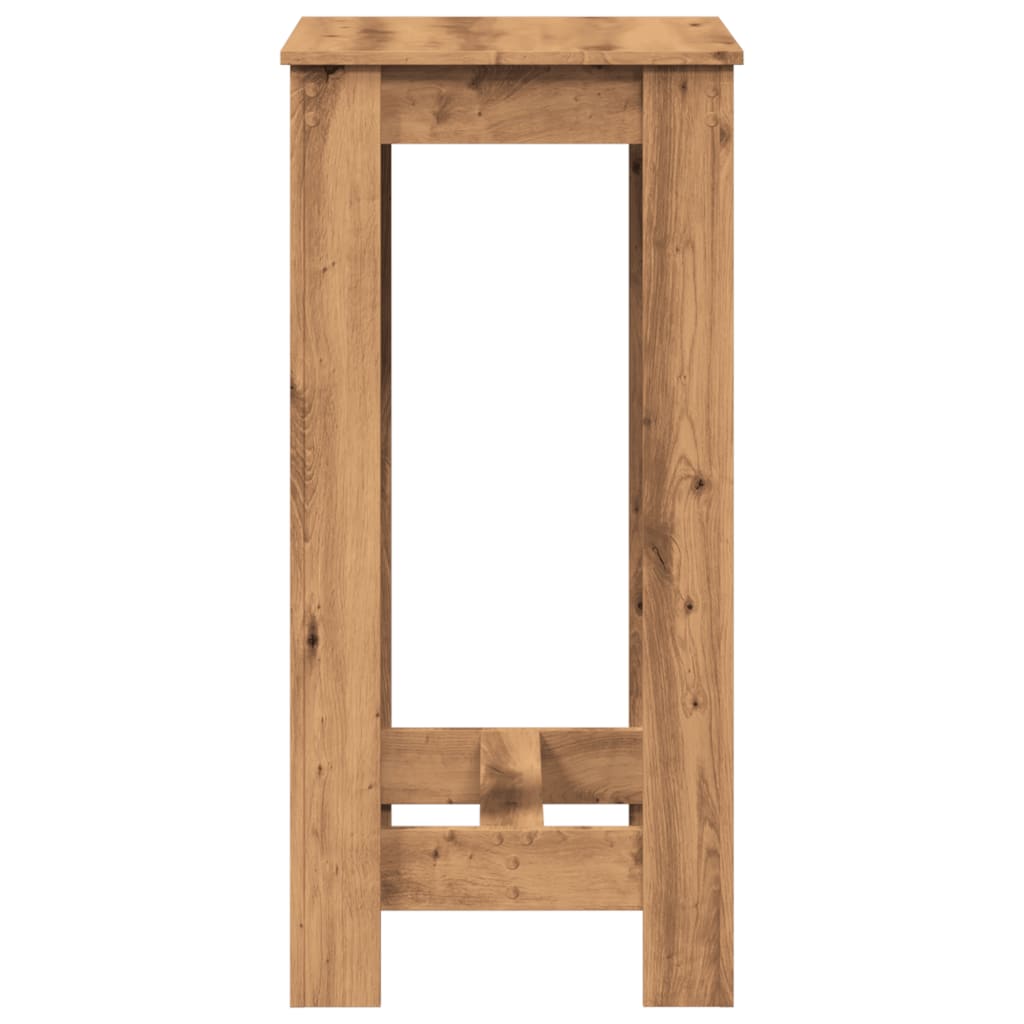 Bar Table Artisan Oak 51x50x103,5 cm Engineered Wood