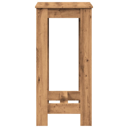 Bar Table Artisan Oak 51x50x103,5 cm Engineered Wood