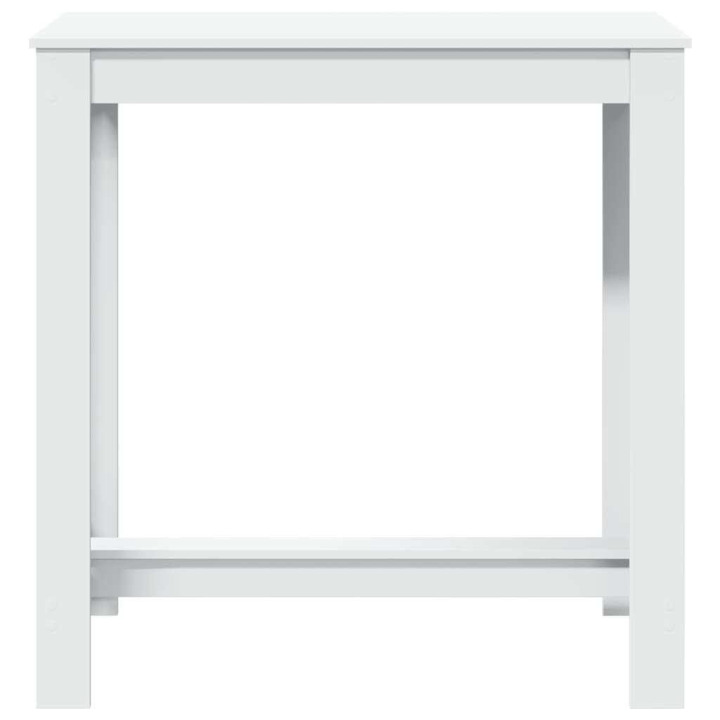 Bar Table White 102x50x103,5 cm Engineered Wood