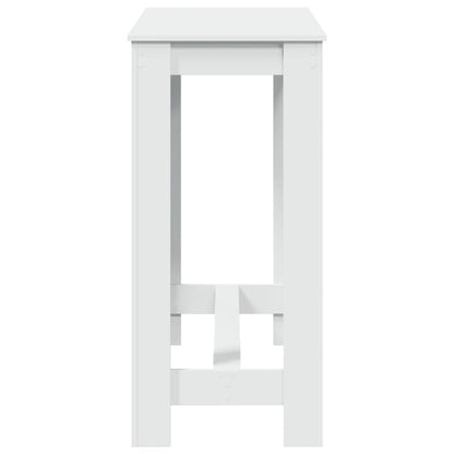 Bar Table White 102x50x103,5 cm Engineered Wood