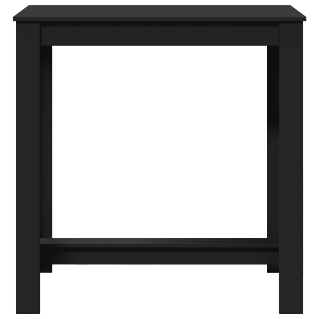 Bar Table Black 102x50x103,5 cm Engineered Wood