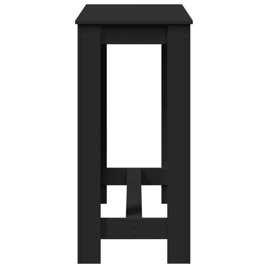 Bar Table Black 102x50x103,5 cm Engineered Wood