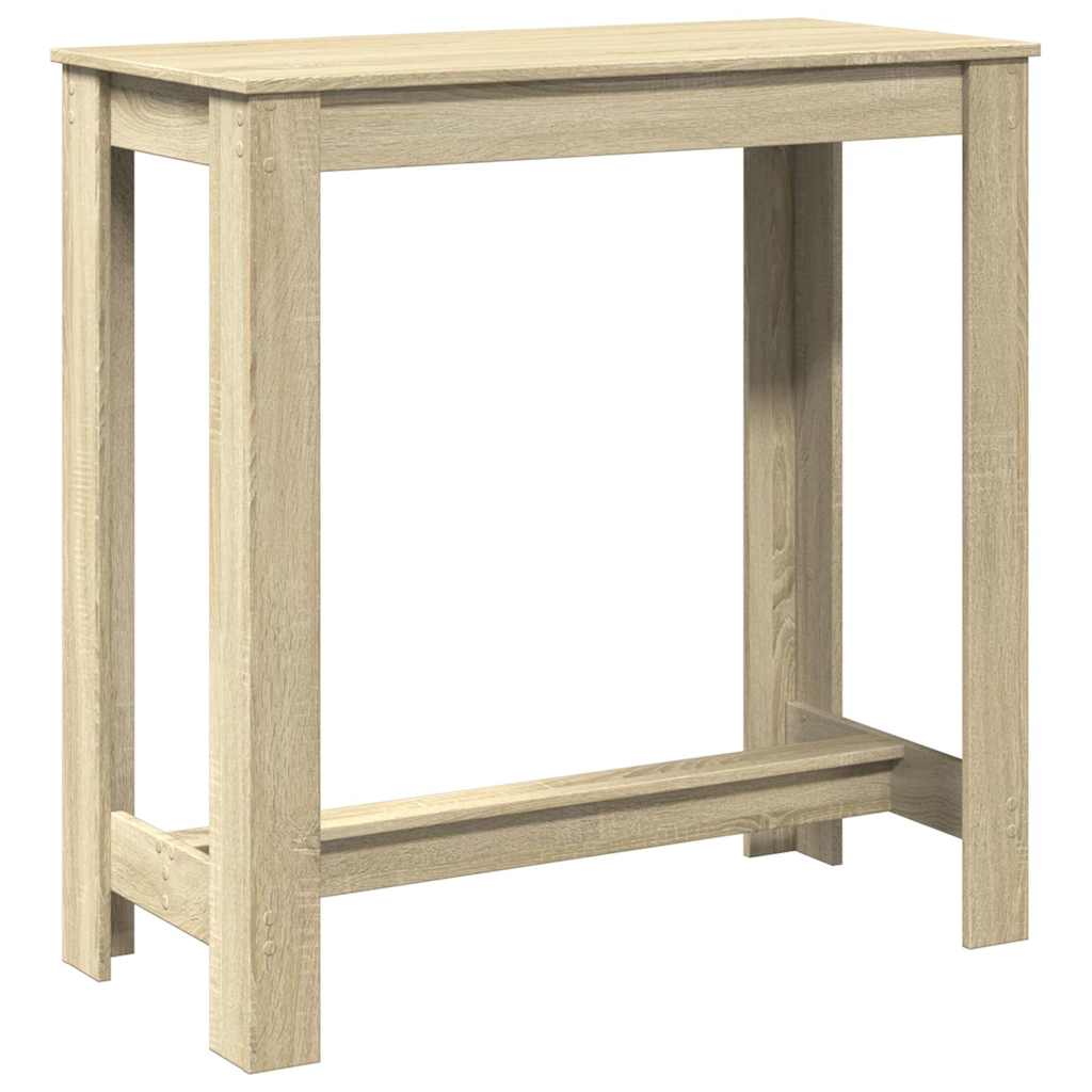Bar Table Sonoma Oak 102x50x103,5 cm Engineered Wood