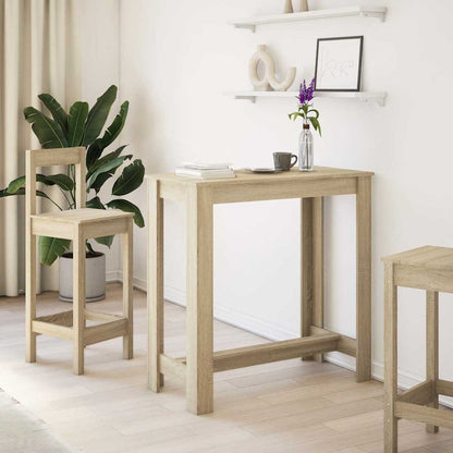 Bar Table Sonoma Oak 102x50x103,5 cm Engineered Wood
