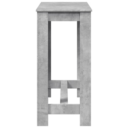 Bar Table Concrete Grey 102x50x103,5 cm Engineered Wood