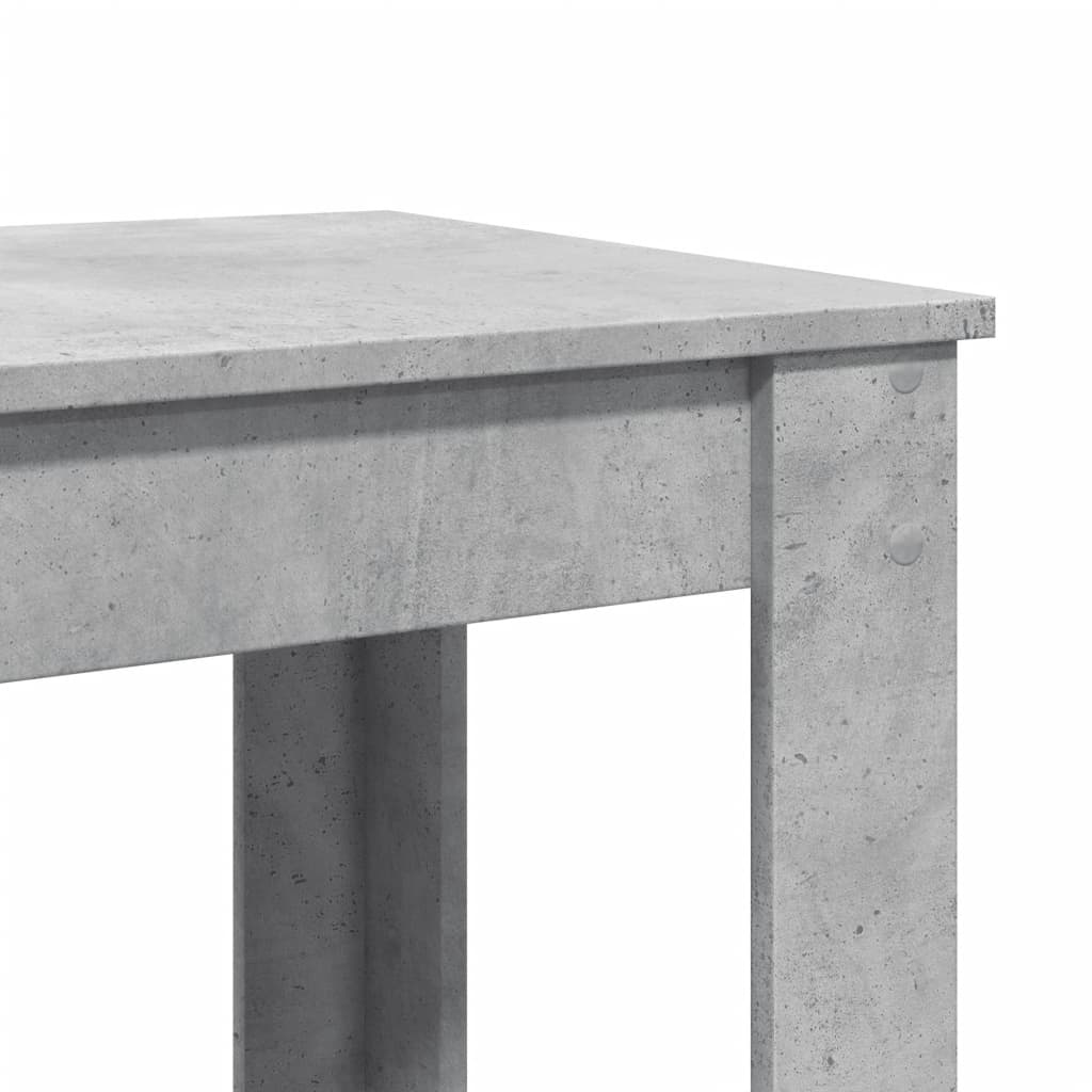 Bar Table Concrete Grey 102x50x103,5 cm Engineered Wood