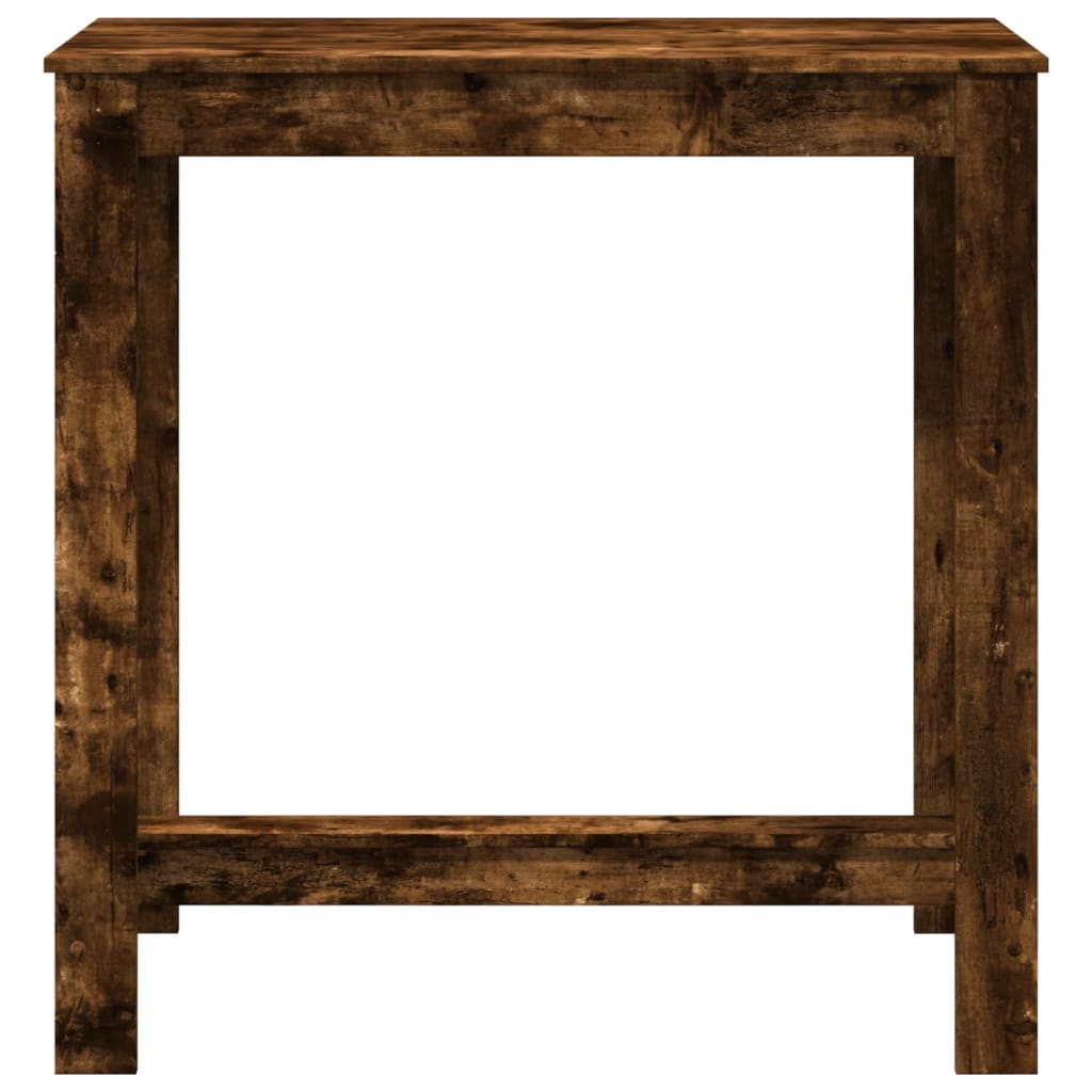 Bar Table Smoked Oak 102x50x103,5 cm Engineered Wood
